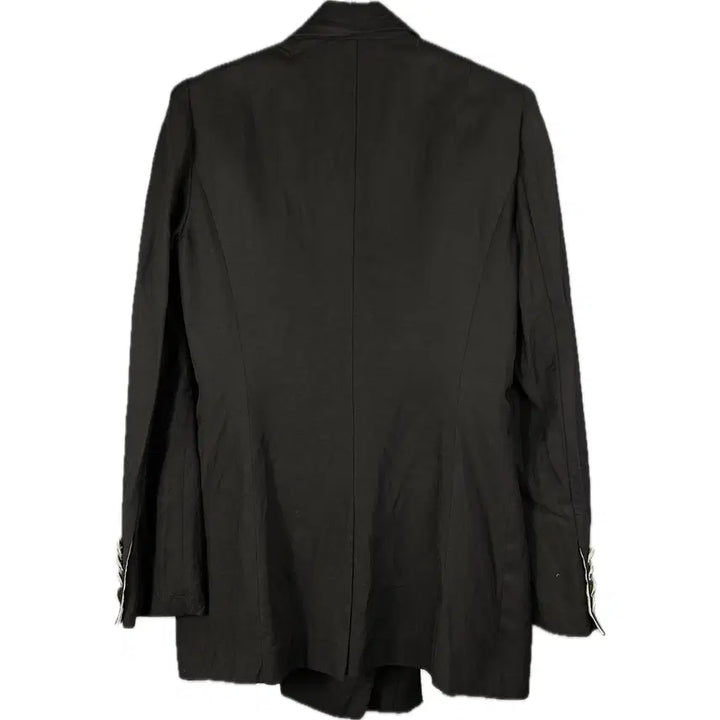 [BUNJANG] Time Linen Silk Blend Double Blazer Jacket / [S] 타임 린넨 실크 블랜드 더블 블레이저 자켓