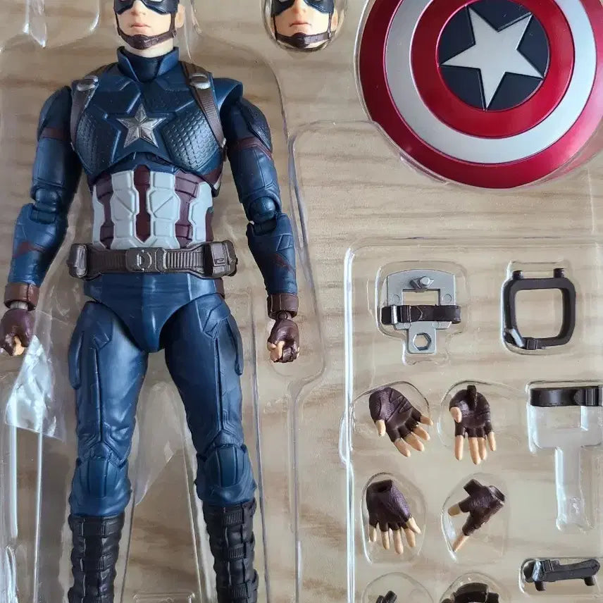 [BUNJANG] Bandai SHF Captain America Endgame Action Figure / 반다이 SHF 캡틴아메리카 엔드게임