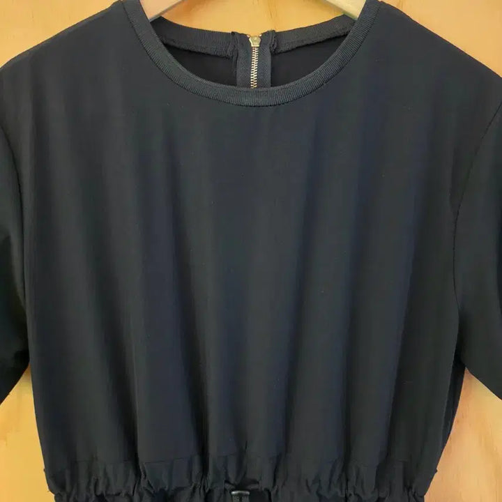 [BUNJANG] Pleated String Black Dress / 플리츠 스트링 바스락 블랙 원피스 (새옷)