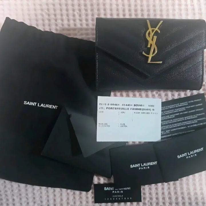 [BUNJANG] Saint Laurent Monogram Small Envelope Card Wallet / 생로랑 모노그램 스몰 엔벨롭 카드지갑