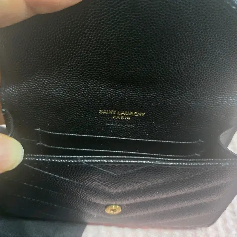 [BUNJANG] Saint Laurent Monogram Small Envelope Card Wallet / 생로랑 모노그램 스몰 엔벨롭 카드지갑