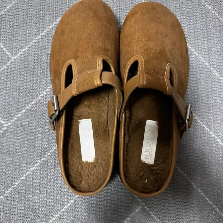 [BUNJANG] NUOVO Fur Bluffer Slippers / 누오보 털 블로퍼
