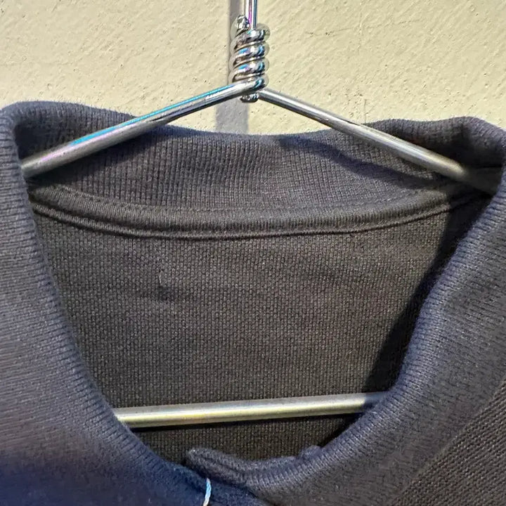 [BUNJANG] Burberry Old School Collar Neck Short Sleeve T-shirt / 버버리 올드스쿨 카라넥 반팔티