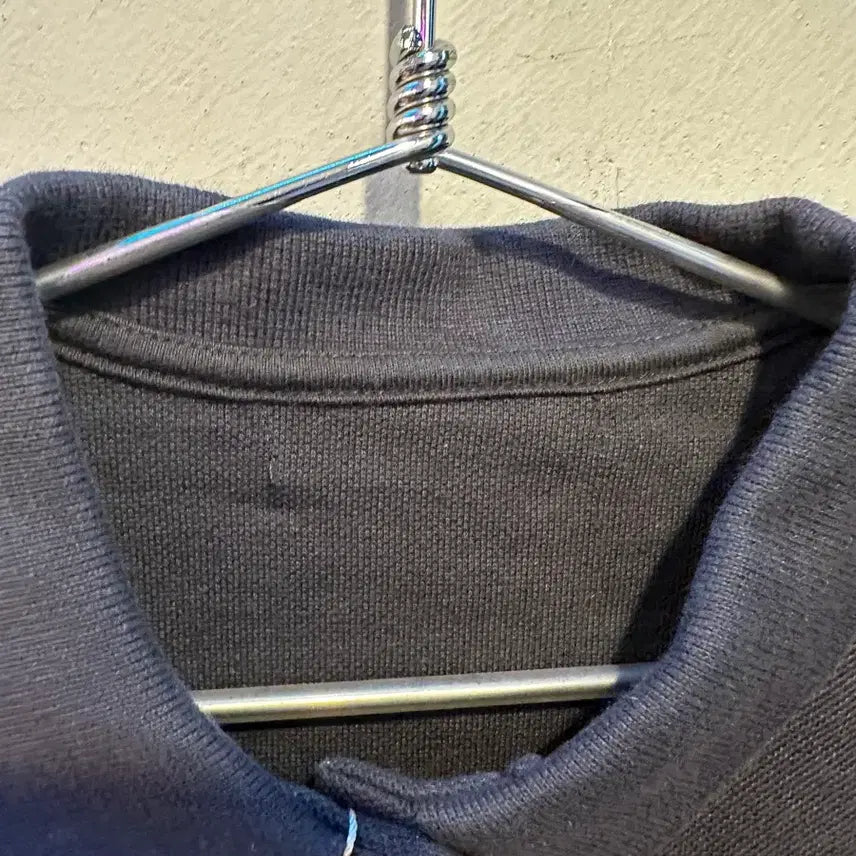 [BUNJANG] Burberry Old School Collar Neck Short Sleeve T-shirt / 버버리 올드스쿨 카라넥 반팔티