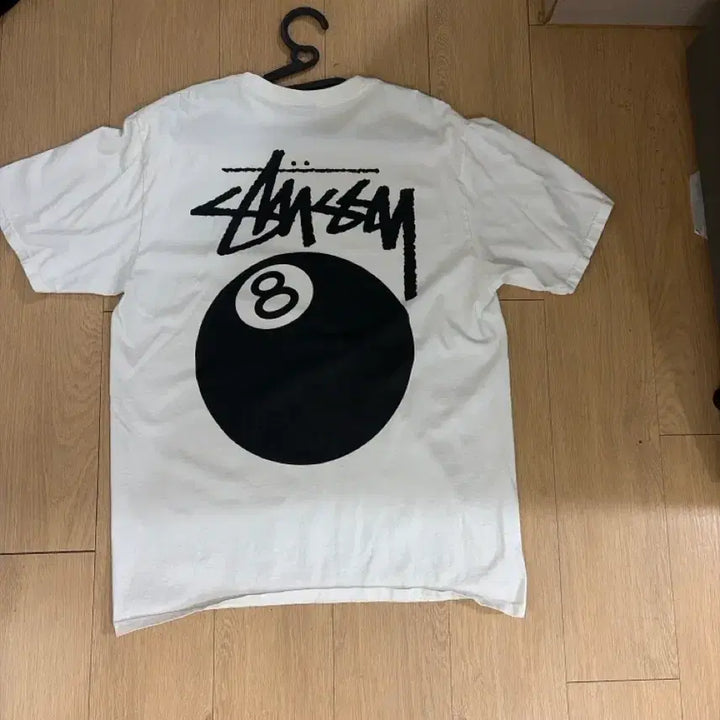 [BUNJANG] Stussy 8 Ball T-shirt (M) / 스투시 8볼 피그먼트 다이드 티셔츠 내츄럴