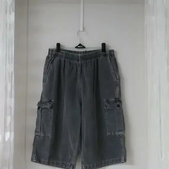 [BUNJANG] Washed Cargo Shorts / 워싱카고반바지