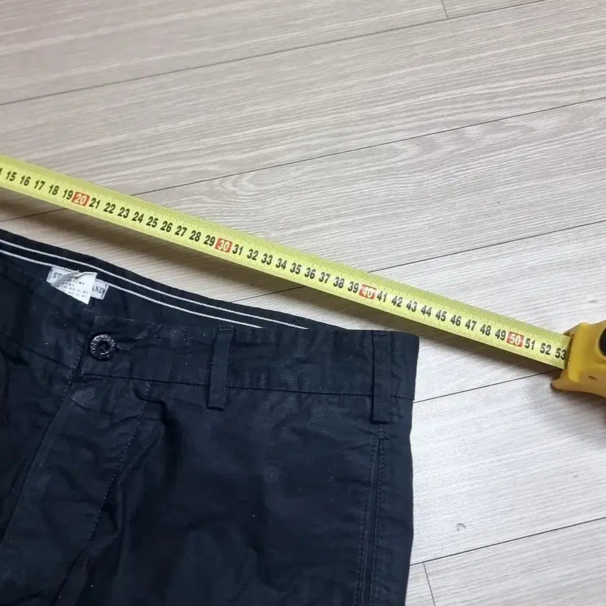 [SOLD OUT] 이태리생산 스톤아일랜드 블랙 면바지 남성용(34)