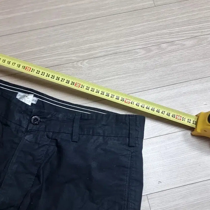 [SOLD OUT] 이태리생산 스톤아일랜드 블랙 면바지 남성용(34)