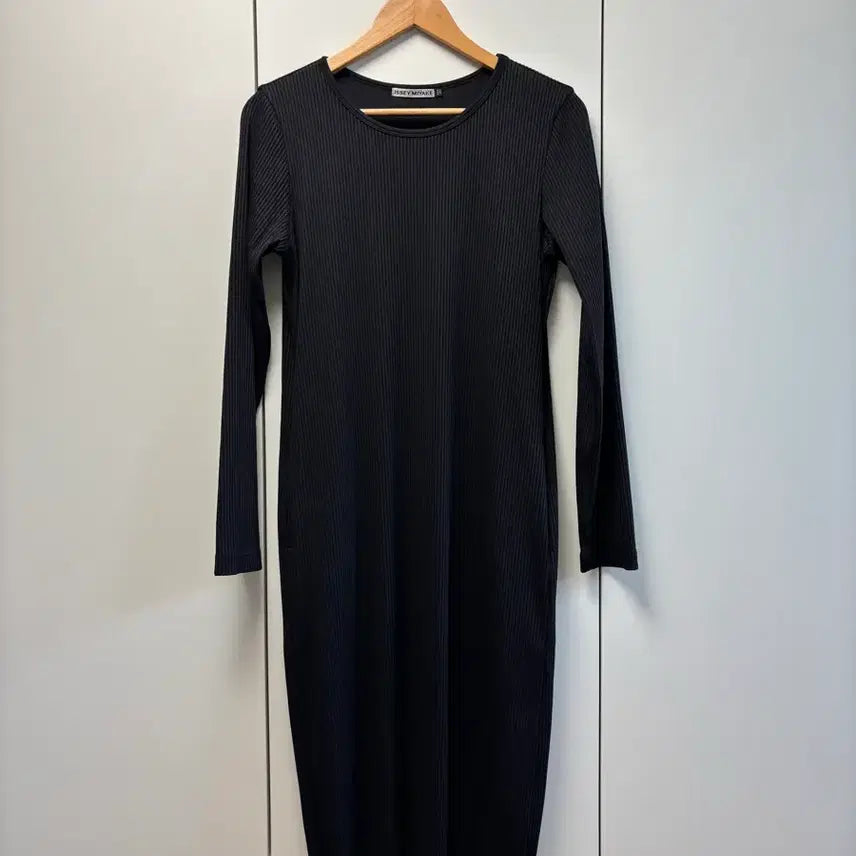 [BUNJANG] Issey Miyake Ribbed Black Dress / 이세이미야케 골지 블랙 원피스