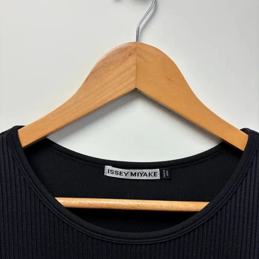 [BUNJANG] Issey Miyake Ribbed Black Dress / 이세이미야케 골지 블랙 원피스