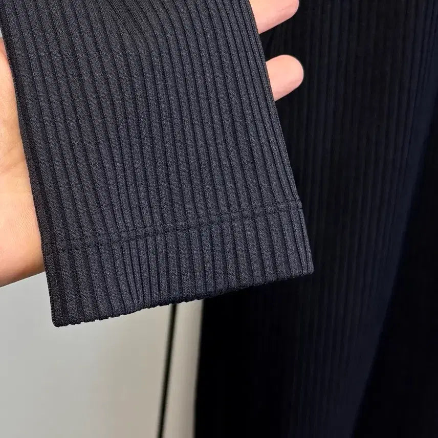 [BUNJANG] Issey Miyake Ribbed Black Dress / 이세이미야케 골지 블랙 원피스