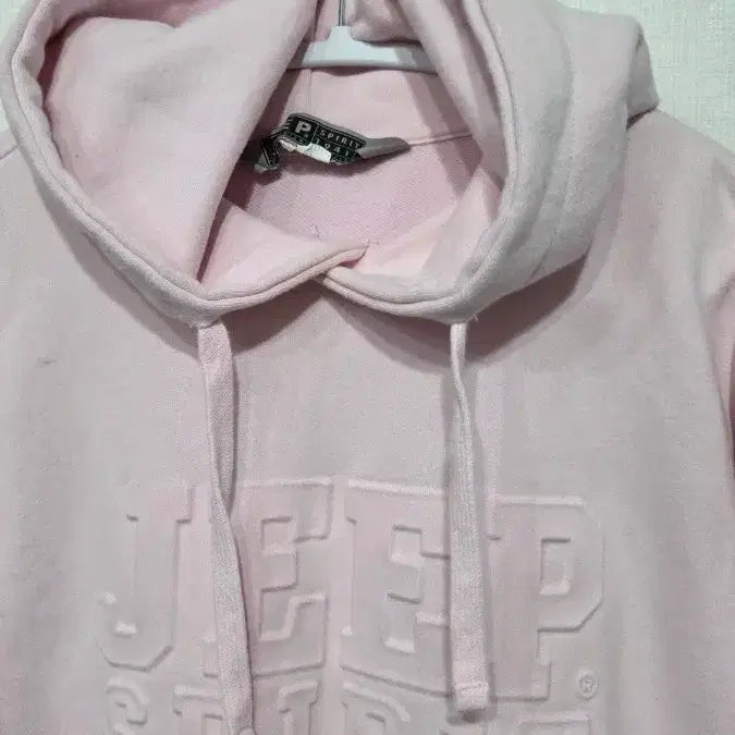 [BUNJANG] Jeep 핑크색 후드티 / Jeep 핑크색 후드티