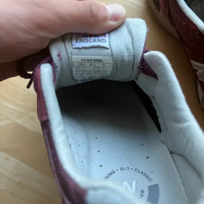 [BUNJANG] New Balance 991 Burgundy Sneakers / 뉴발란스 991 버건디 운동화