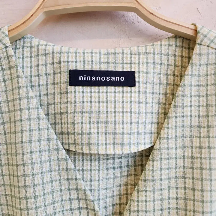 [BUNJANG] ninanosano Checkered Blouse / ninanosano 체크 블라우스