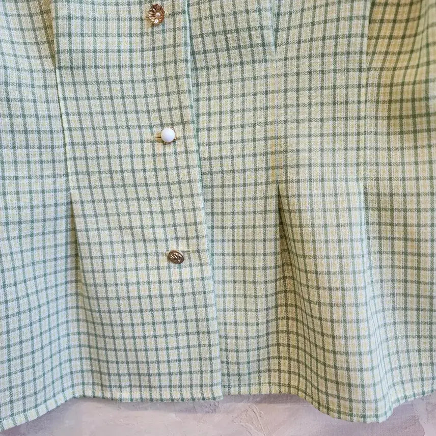 [BUNJANG] ninanosano Checkered Blouse / ninanosano 체크 블라우스