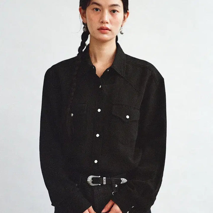 [BUNJANG] Urbanic30 Ranch Shirt Black / 얼바닉30 랜치 셔츠 블랙
