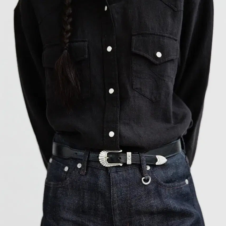 [BUNJANG] Urbanic30 Ranch Shirt Black / 얼바닉30 랜치 셔츠 블랙