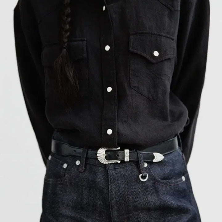 [BUNJANG] Urbanic30 Ranch Shirt Black / 얼바닉30 랜치 셔츠 블랙