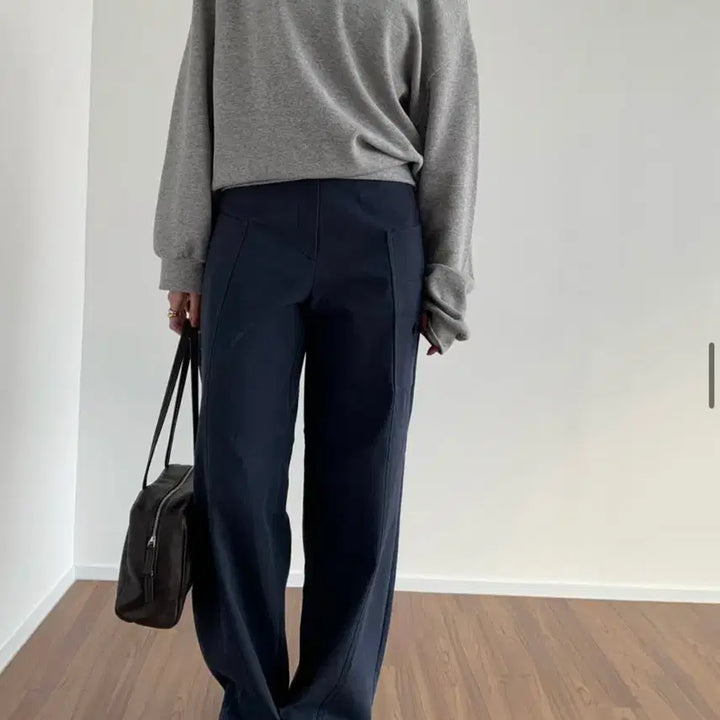 [BUNJANG] Lovemeu Poet Navy Long Pants / 러브미우 포엣pt - 네이비 롱 M