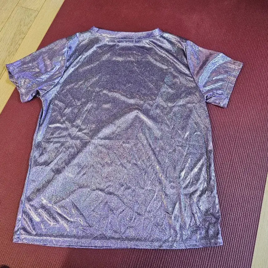 [BUNJANG] Purple Glitter T-shirt / 보라색 반짝이 티셔츠