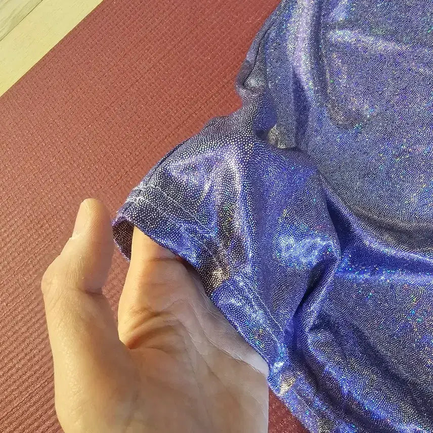 [BUNJANG] Purple Glitter T-shirt / 보라색 반짝이 티셔츠
