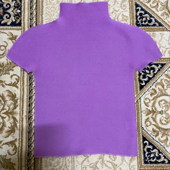 [BUNJANG] Issey Miyake Pleats Please Turtleneck Top / 이세이미야케 플리츠미 플리츠 반목탑