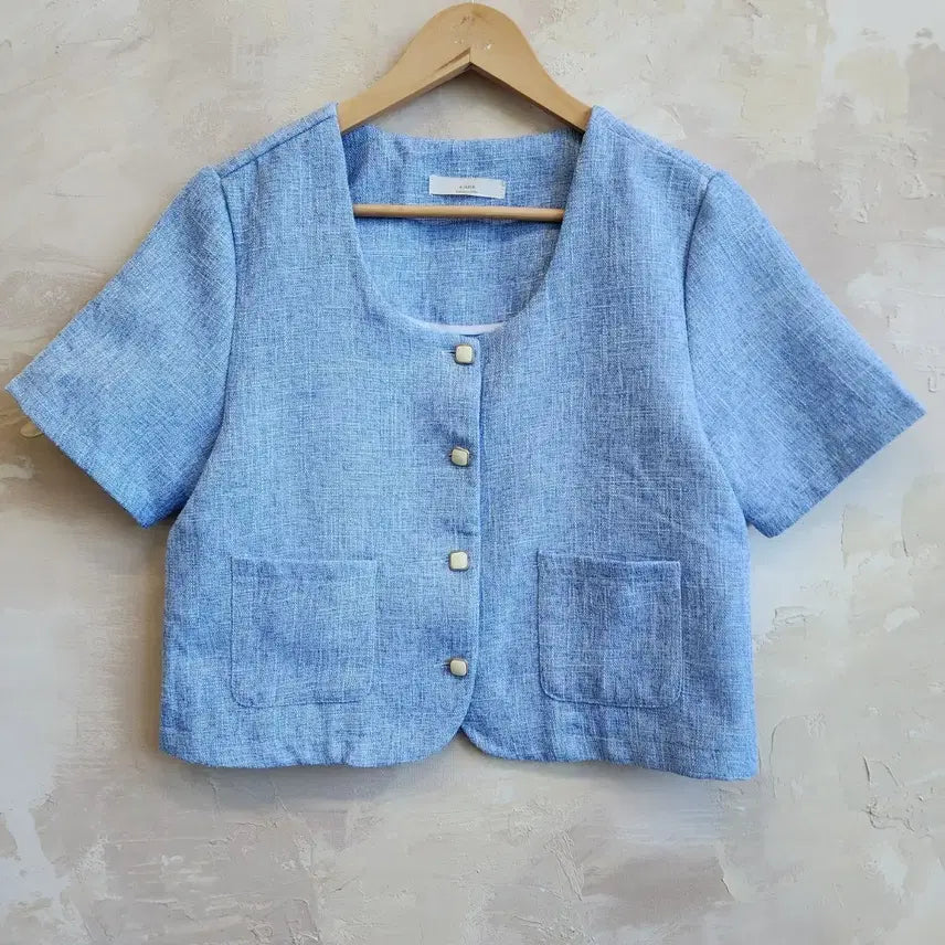 [SOLD OUT] 여름  반팔 자켓 블루