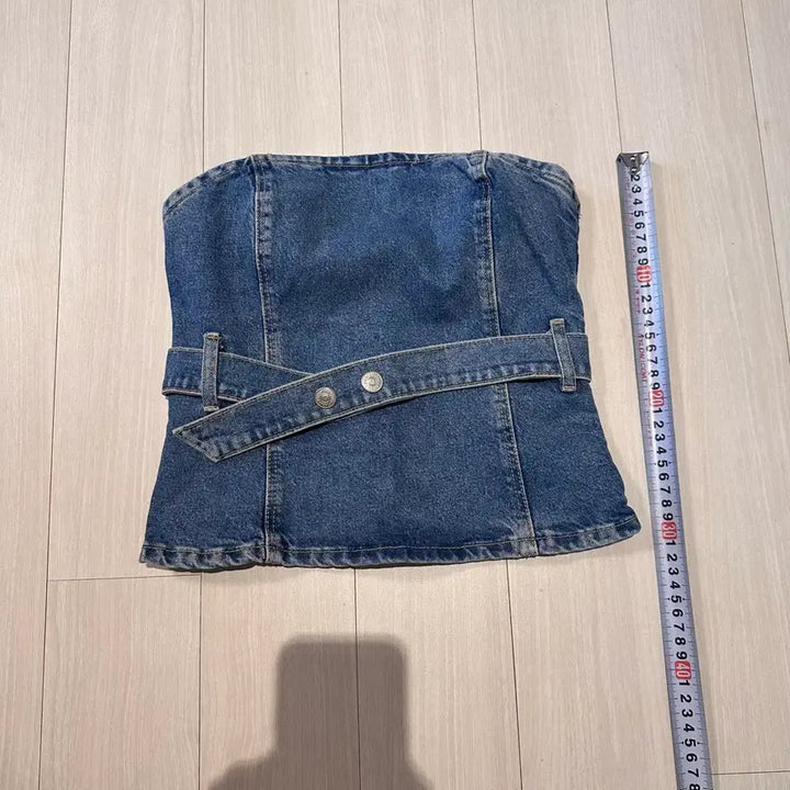 [SOLD OUT] 자라 데님 튜브탑 M