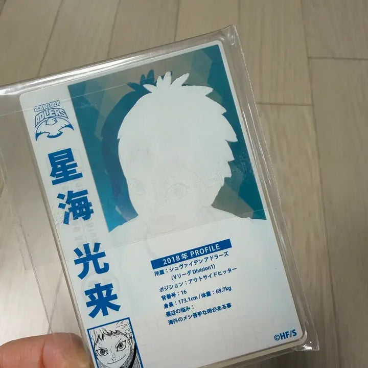 [BUNJANG] Haikyu Hoshiumi Acrylic Status Card / 하이큐 호시우미 아크릴 스테이터스 카드
