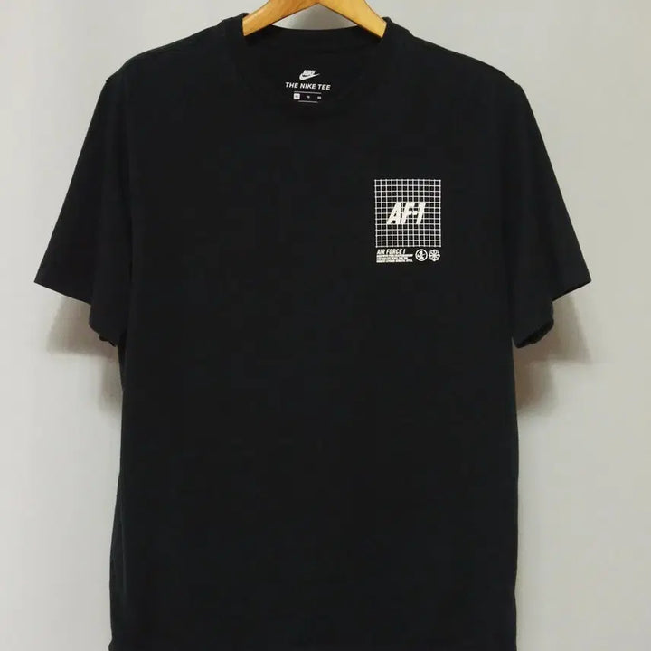 [BUNJANG] Nike Air Force Black Round T-Shirt (Men&