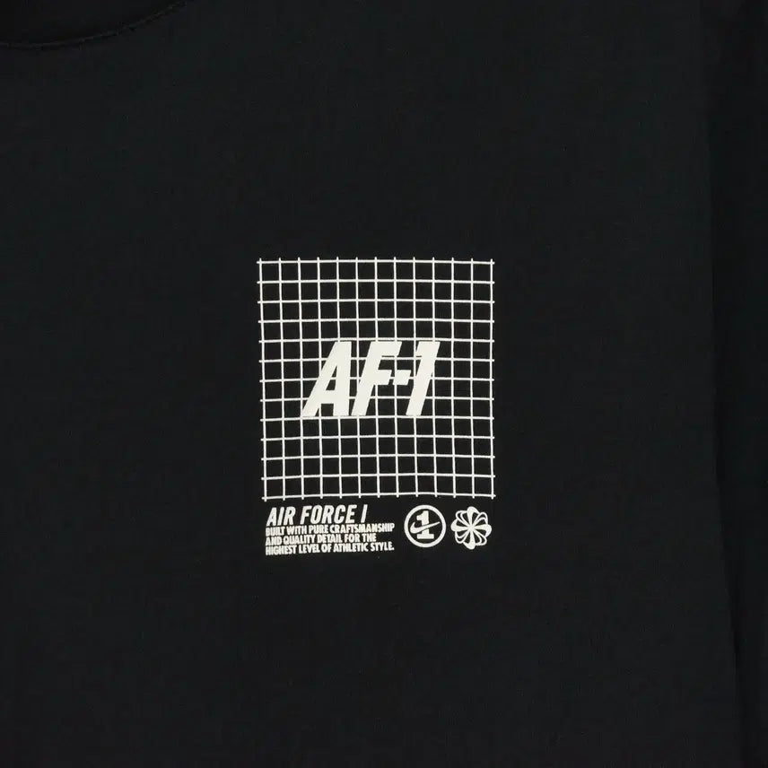 [BUNJANG] Nike Air Force Black Round T-Shirt (Men&