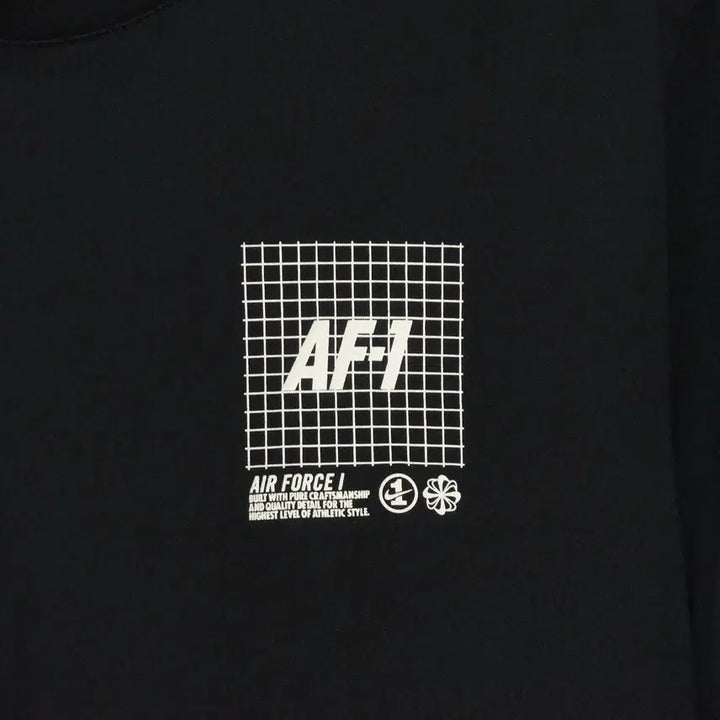[BUNJANG] Nike Air Force Black Round T-Shirt (Men&