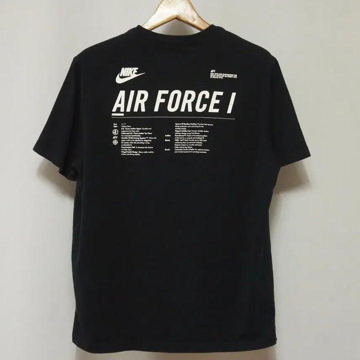 [BUNJANG] Nike Air Force Black Round T-Shirt (Men&
