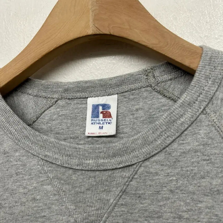 [BUNJANG] Russell Athletic Gray Pocket T-Shirt / 러셀 애슬레틱 그레이 반팔 티셔츠 포켓