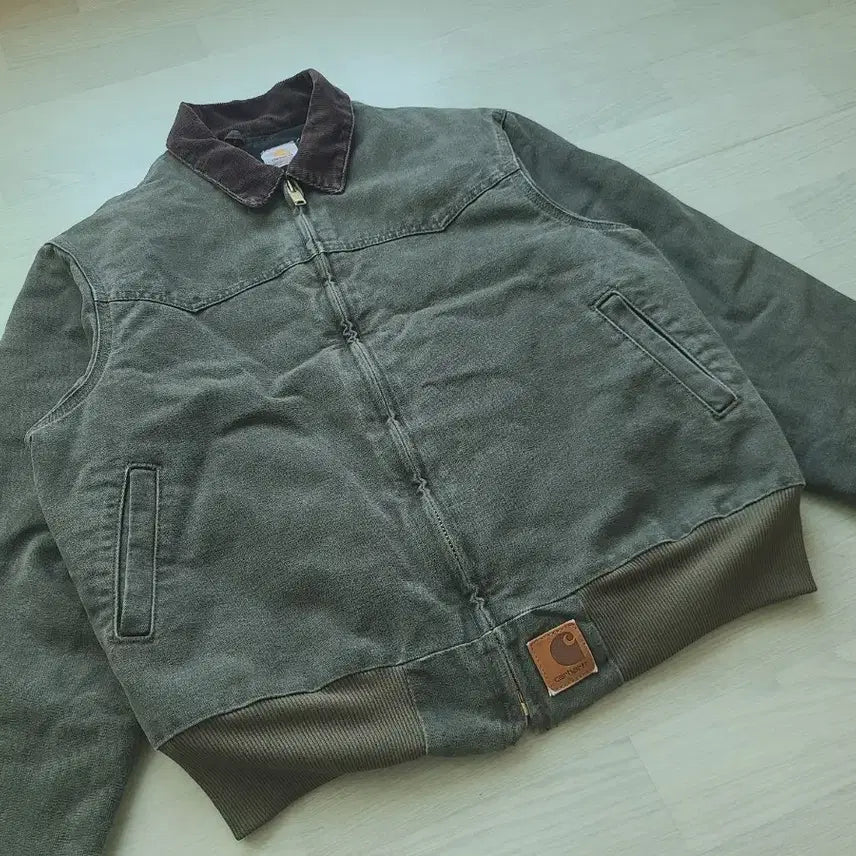 [BUNJANG] Carhartt J14 Moss Green Santa Fe Jacket / [L] 칼하트 j14 mos 모스그린 산타페 자켓