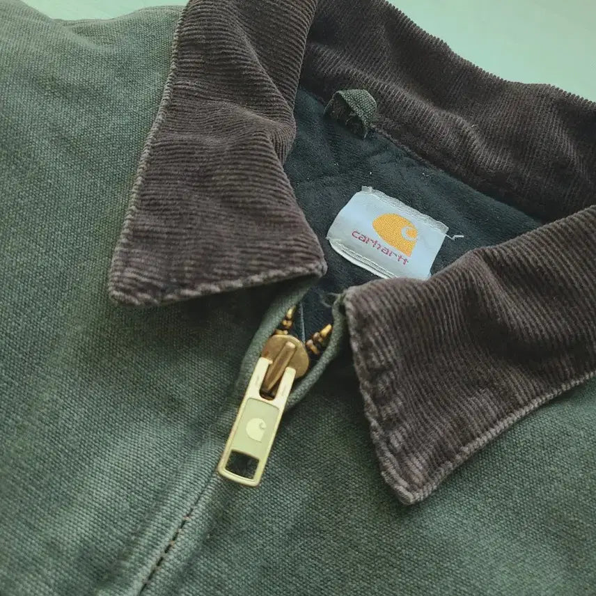 [BUNJANG] Carhartt J14 Moss Green Santa Fe Jacket / [L] 칼하트 j14 mos 모스그린 산타페 자켓
