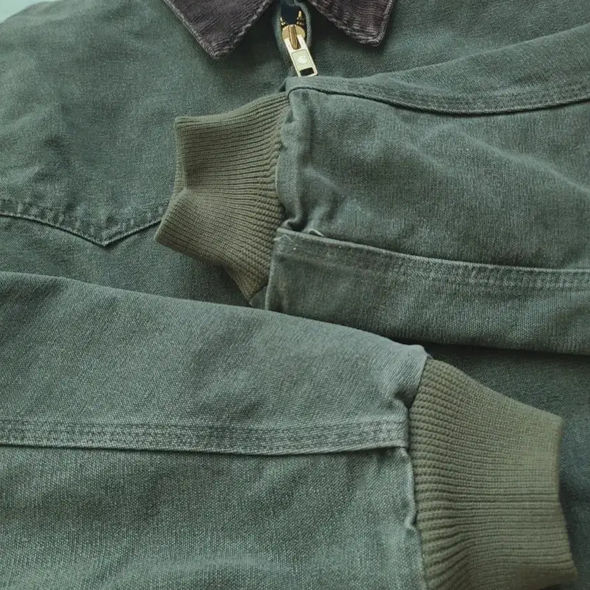 [BUNJANG] Carhartt J14 Moss Green Santa Fe Jacket / [L] 칼하트 j14 mos 모스그린 산타페 자켓