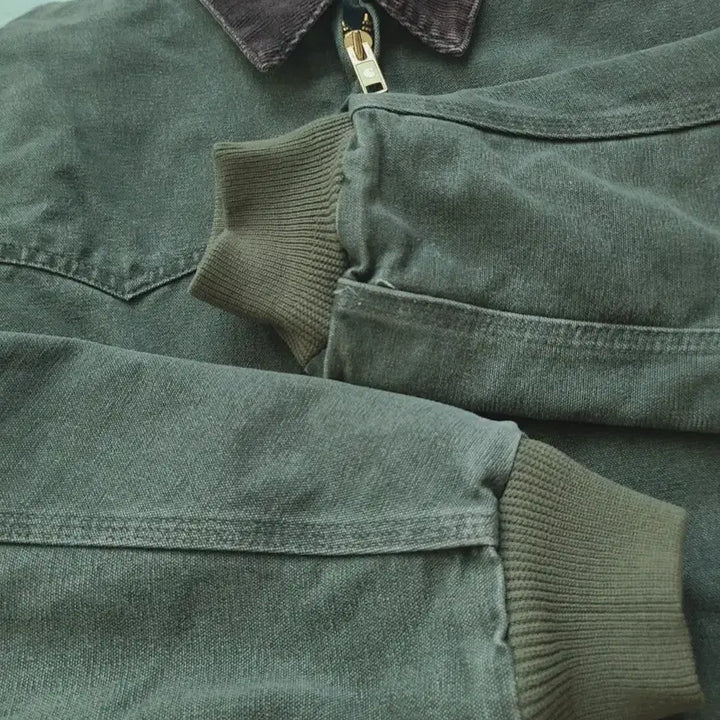 [BUNJANG] Carhartt J14 Moss Green Santa Fe Jacket / [L] 칼하트 j14 mos 모스그린 산타페 자켓
