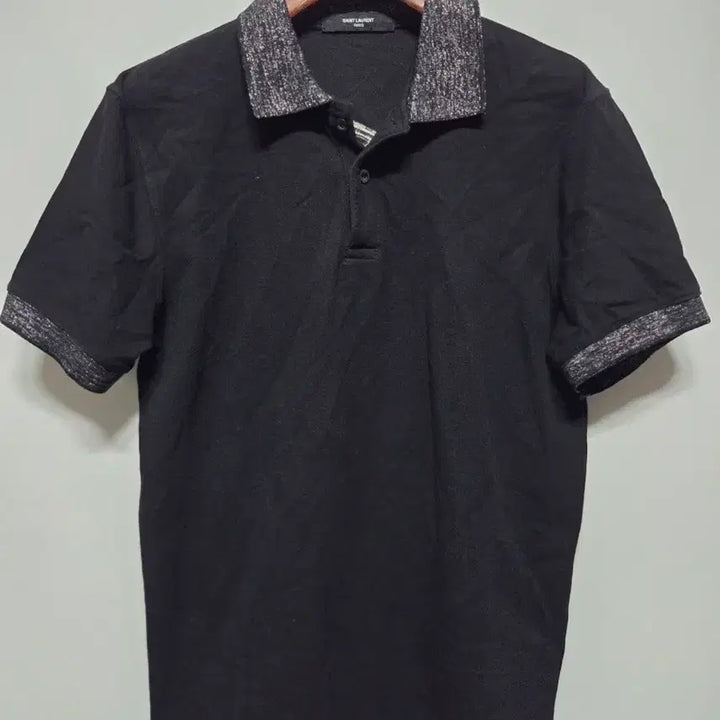 [SOLD OUT] (L)  95 생로랑 블랙 폴로 셔츠 칼라 포인트
