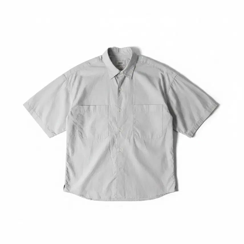 [BUNJANG] Another Office Pocket Short-Sleeve Shirt Gray / 어나더 오피스 포켓 반팔 셔츠 그레이 1