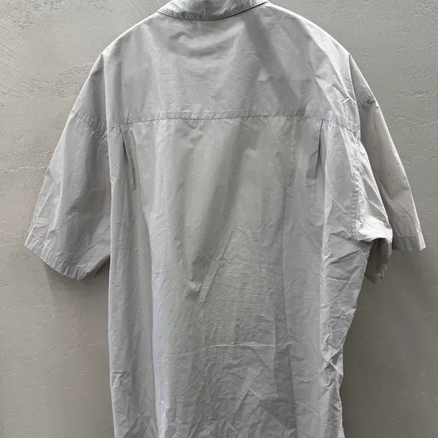 [BUNJANG] Another Office Pocket Short-Sleeve Shirt Gray / 어나더 오피스 포켓 반팔 셔츠 그레이 1