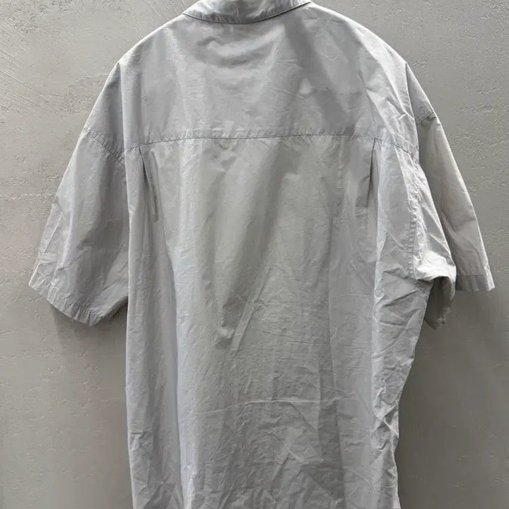 [BUNJANG] Another Office Pocket Short-Sleeve Shirt Gray / 어나더 오피스 포켓 반팔 셔츠 그레이 1