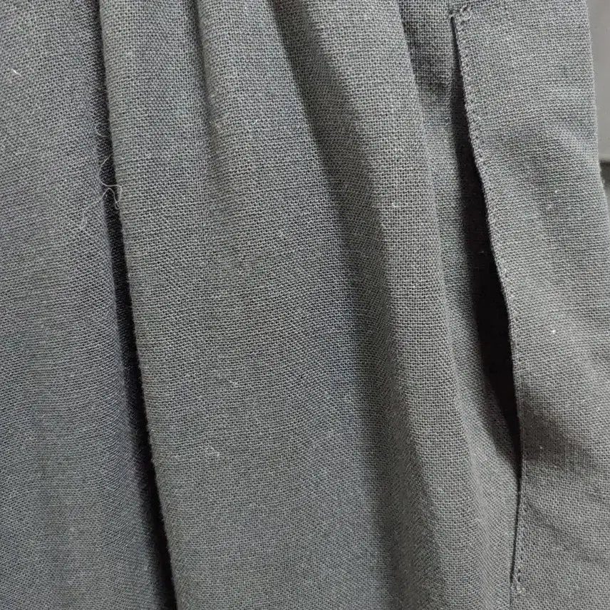 [BUNJANG] Burberry Black Wide Linen Pants / 버버리 블랙 와이드 팬츠 마바지 린넨 새상품 30~31