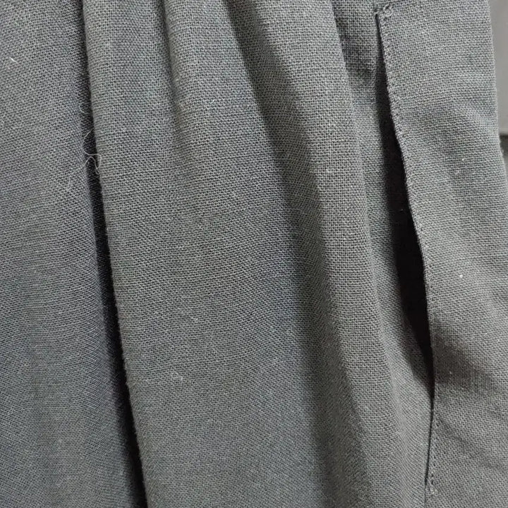 [BUNJANG] Burberry Black Wide Linen Pants / 버버리 블랙 와이드 팬츠 마바지 린넨 새상품 30~31