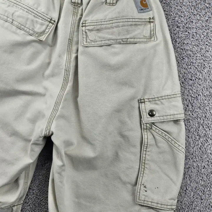 [BUNJANG] Carhartt Cotton Cargo Shorts (38") / 칼하트 코튼 카고 쇼츠 반바지 커스텀 ( 38 " ) / 11987