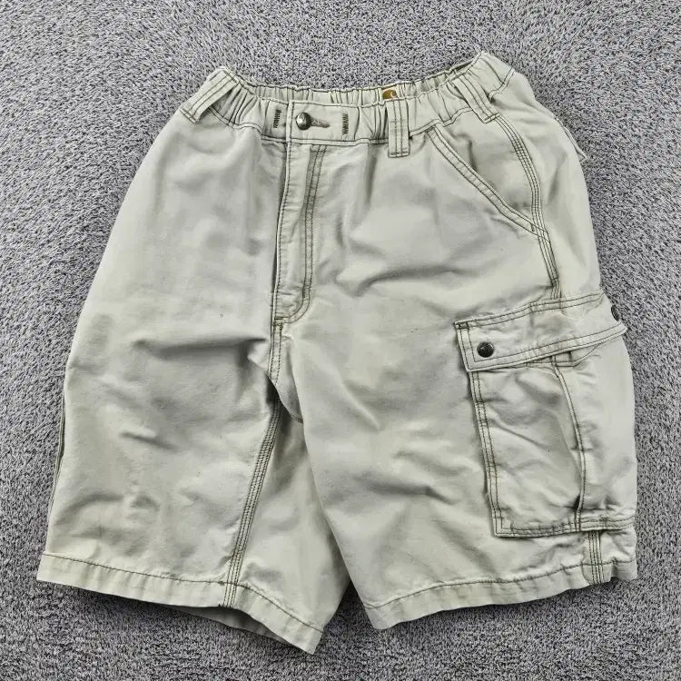 [BUNJANG] Carhartt Cotton Cargo Shorts (38") / 칼하트 코튼 카고 쇼츠 반바지 커스텀 ( 38 " ) / 11987