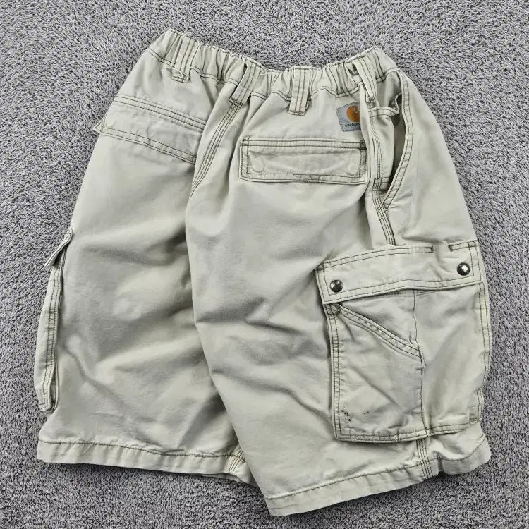 [BUNJANG] Carhartt Cotton Cargo Shorts (38") / 칼하트 코튼 카고 쇼츠 반바지 커스텀 ( 38 " ) / 11987