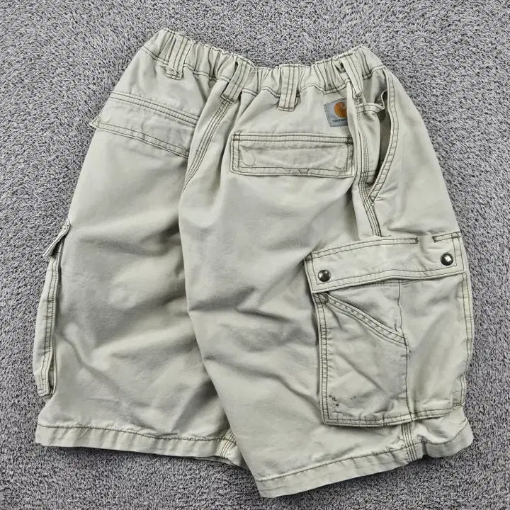 [BUNJANG] Carhartt Cotton Cargo Shorts (38") / 칼하트 코튼 카고 쇼츠 반바지 커스텀 ( 38 " ) / 11987
