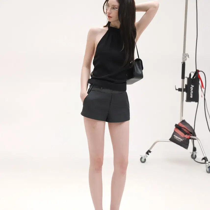 [BUNJANG] BulletNini Halter Neck Backless Tank Top / BulletNini 불렛니니 홀터넥 타이 백리스 섹시 탱크탑