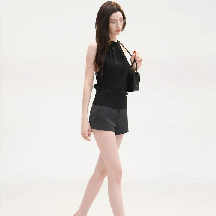 [BUNJANG] BulletNini Halter Neck Backless Tank Top / BulletNini 불렛니니 홀터넥 타이 백리스 섹시 탱크탑